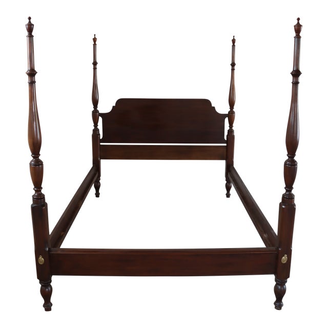 Henkel Harris Mahogany Double Poster Bed Chairish