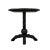 Traditional A Vintage-Style, Hand-Painted Round Side Table With a Bamboo-Joint Detail Base For Sale - Image 3 of 8