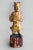 Gold Mid 19th Century Chinese Carved Wooden Votive Figure For Sale - Image 8 of 8