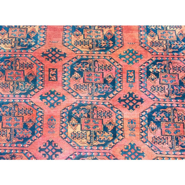 Early 20th Century Afghani Ersari Rug For Sale - Image 10 of 15