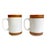 Mid-Century Modern 1960s Holt Howard Stoneware Abstract Blue Flowers Coffee Mugs - a Pair For Sale - Image 3 of 6