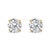 14K Yellow Gold 2.00 Cttw Lab Grown Round Brilliant-Cut Diamond Classic 4-Prong Stud Earrings with Screw Backs (F-G color, VVS2-VS1 Clarity) For Sale