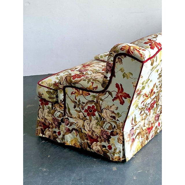 Vintage High Back Sofa in House of Hackney Chintz For Sale - Image 11 of 17