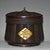 This charming vintage tea caddy is a beautiful example of Chinese-inspired decorative arts. The jar features a distinctive...