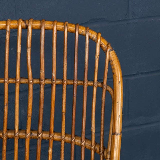 Set of Vintage Italian Wicker Armchairs by Tito Agnoli, 1960 For Sale - Image 10 of 18