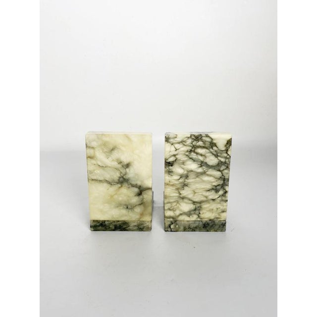 Stone Marble Bookends with Stucco Fish Decoration, France, 1970s, Set of 2 For Sale - Image 7 of 15
