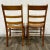 Vintage Colonial Style Ladderback Cane Seat Dining Chairs - Pair For Sale In Kansas City - Image 6 of 6