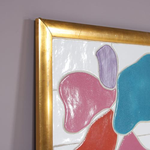 Framed Ceramic Artwork by Jan Snoeck, Netherlands, 1990s For Sale - Image 5 of 8