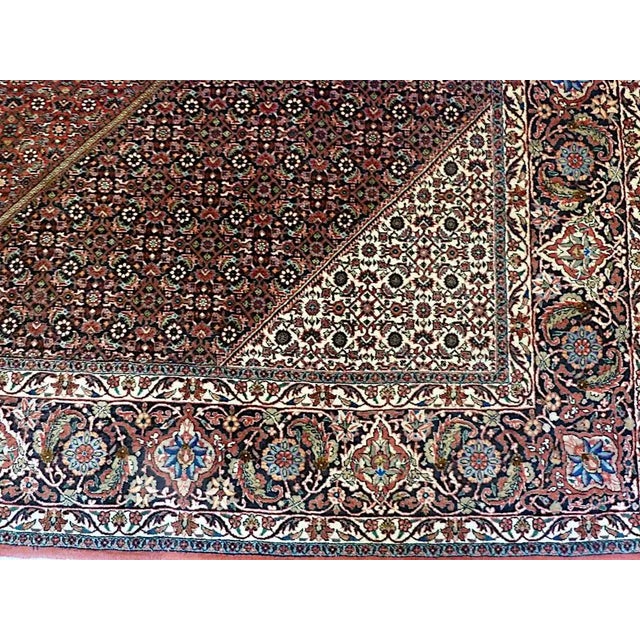 Maroon Bidjar Tekab Rug, 1990s For Sale - Image 8 of 13