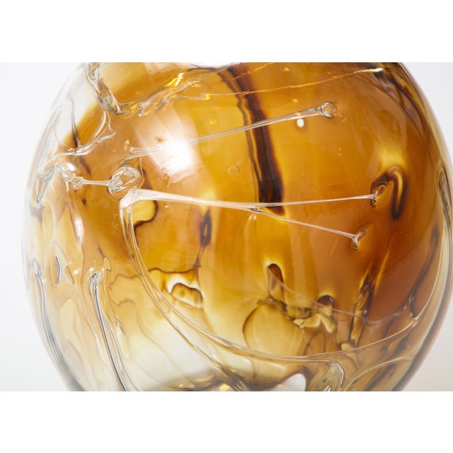 Glass Handblown Glass Sculpture by Peter Bramhall For Sale - Image 7 of 11