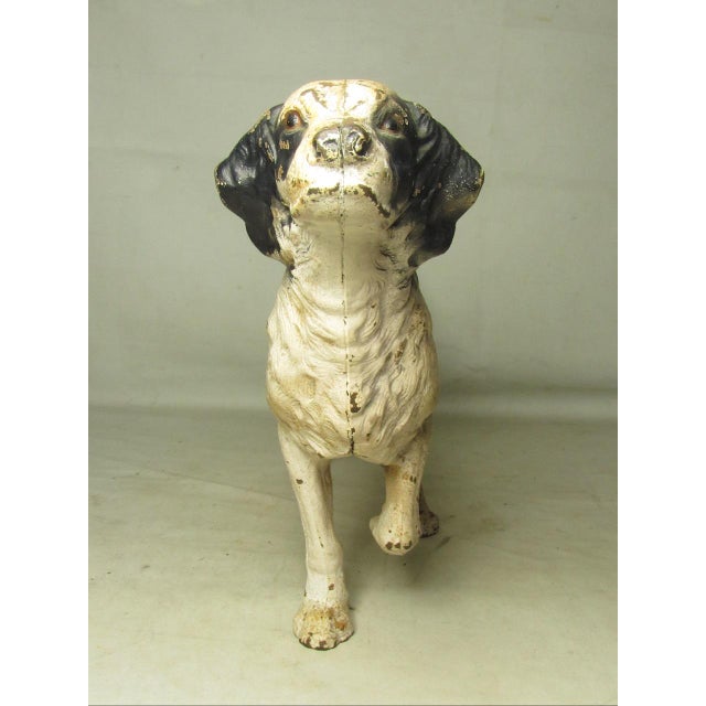 Vintage Hubley Cast Iron English Setter or Pointer Dog Doorstop For Sale - Image 17 of 17