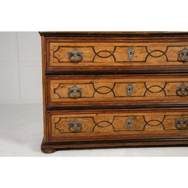 Brown Pine Cabinet, 18th Century For Sale - Image 8 of 13