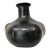 Doña Rosa Oaxaca Barro Negro Gourd-Shaped Vase - 5.38" H X 5" Diam. For Sale