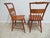 Wood 1970s Pair Bent Brothers Plank Bottom Dining Room Desk Side Chairs For Sale - Image 7 of 11