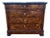 19th Century French Louis Philippe Burl Walnut Marble Top Chest of Drawer / Commodes For Sale