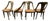 Jack Van Der Molen for Jamestown Lounge Co. Chairs Set of 4 For Sale