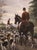 19th Century English Fox Hunting Color Engraving “Evening” by e.a.s. Douglas For Sale - Image 9 of 15