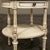 Antique French Louis XVI Painted Oval Side Table With Leather Top For Sale - Image 13 of 17