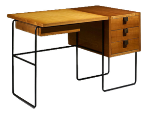 Duo-Tone Writing Desk by Taichiro Nakai for La Permanente Mobili Cantù, 1955