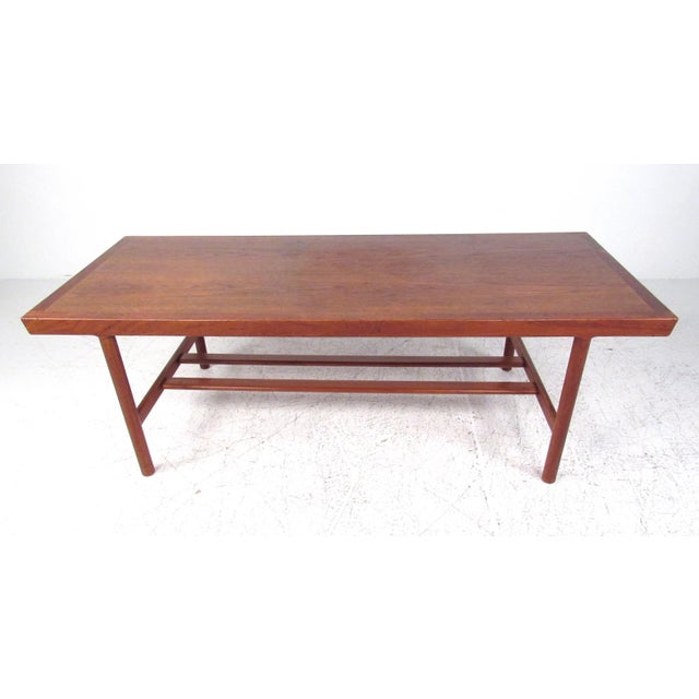Mid-Century Danish Teak Extendable Coffee Table | Chairish