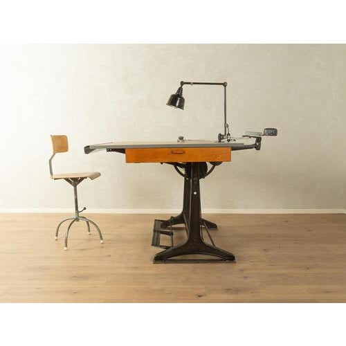 Drafting Table from Kuhlmann & Nestler, 1950s For Sale - Image 7 of 18