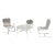 Mid Century Modern Patio Set, Set of 4 For Sale