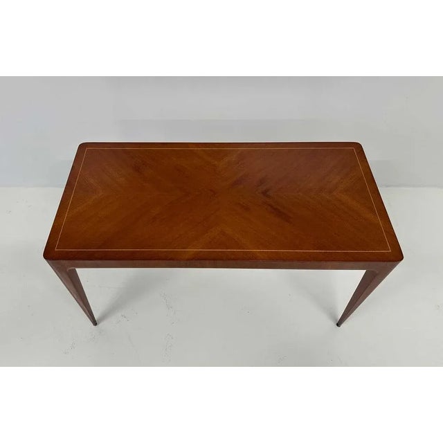 1950s Italian Art Deco Teak and Maple Coffee Table by Paolo Buffa, 1950s For Sale - Image 5 of 10