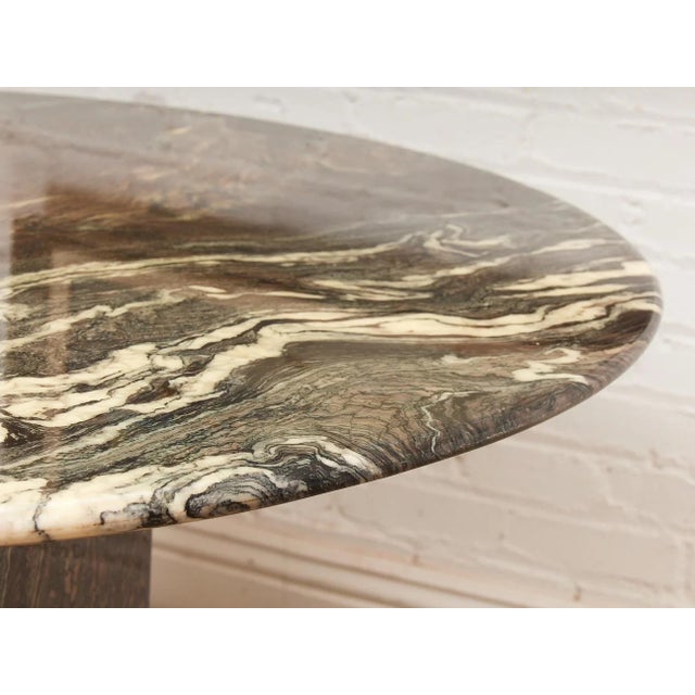Mid 20th Century Marble Dining Table Post Modern For Sale - Image 9 of 12