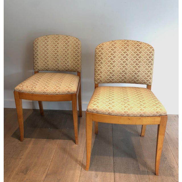 1930s Pair of Art Deco sycamore chairs For Sale - Image 12 of 12