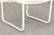 Mid 20th Century Brown Jordan Vintage Pair 'Lido' Aluminum Outdoor Patio Stools or Ottomans For Sale - Image 5 of 12