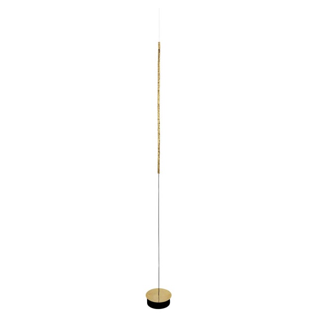Sculptural Brass Floor Lamp Howl by Morghen Studio For Sale - Image 11 of 11