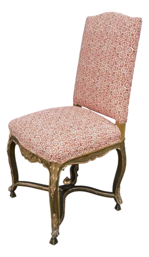 Antique 18 C Louis XIV Style Giltwood Side Chair - 1 of 2