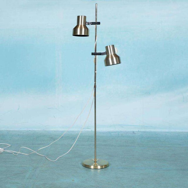 Space Age Floor Lamp in Brass, 1970s For Sale - Image 5 of 5