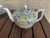 Ceramic Vintage English Bone China Rosina Flower & Paisley Pattern Teapot With 6 Cups and Saucers For Sale - Image 7 of 8