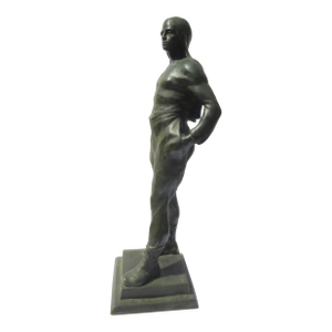 Henri Alphonse Nelson Bronze Sculpture " DockWorker"
