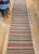 Textile Antique American Amish Rag Runner, Handwoven Wool & Cotton, Stripe Pattern, 3x15 For Sale - Image 7 of 16