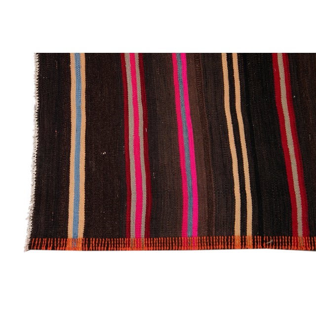 Mid-20th Century Vintage Killim Runner Rug 3 X 8 For Sale - Image 10 of 13