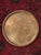 Photography 19th Century Islamic Brass Tray | Indo-Persian Hand-Engraved Geometric & Floral Decoration | Antique Tabletop For Sale - Image 7 of 7