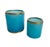 Italian 19th Century Italian Murano Blue Opaline Cups - A Pair For Sale - Image 3 of 7