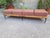 Large Francesco Giuseppe Series Bench with Brick Bouclé Seat by Luigi Caccia Dominioni for Azucena, 1950s, in Very Good...