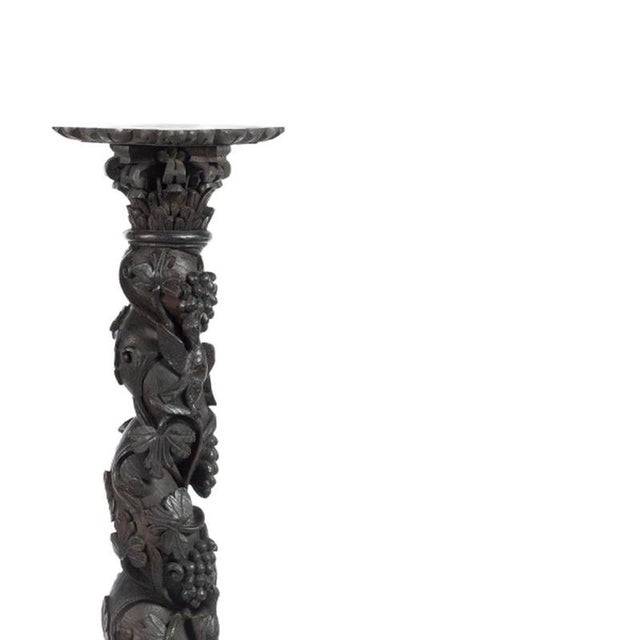 19th Century Chestnut Columns, Set of 2 For Sale - Image 4 of 6
