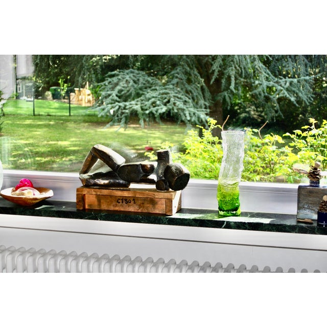 Margot Eberle, Patinated Cubist Sculpture, 1987, Bronze For Sale - Image 10 of 13