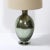Modern Modernist Hand-Blown Murano Smoked Emerald Glass Table Lamps W/ 24k Gold Flecks For Sale - Image 3 of 12