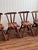 Rustic European 1960s Vintage Brutalist Wabi-Sabi Wood Dining Chairs, Set of 4 For Sale - Image 3 of 18