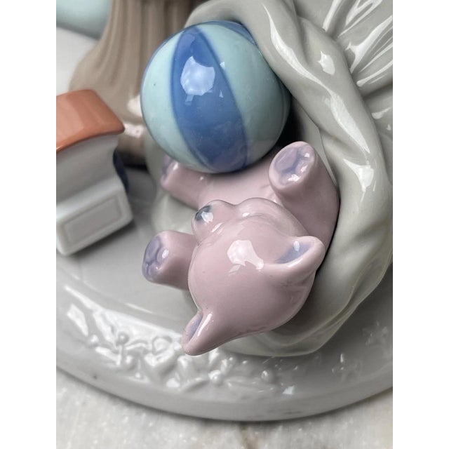 Lladro Santa Figurine #1813 'Christmas Journey' Retired 1996 For Sale - Image 11 of 16