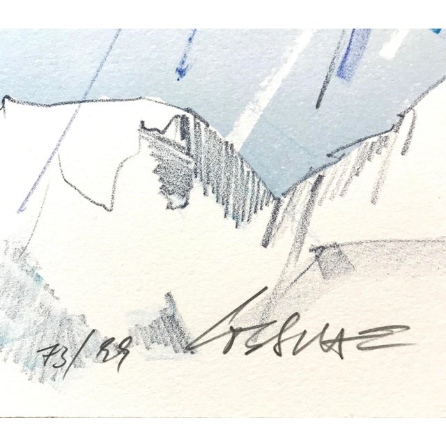 Abstract 2005 "Have A Nice Day" Hand Signed Lithograph by Wolfgang Loesche For Sale - Image 3 of 7