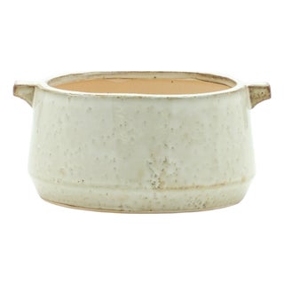 Rustic Terra Cotta Bowl Planter 8"L For Sale