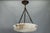 Art Deco Alabaster and Brass Pendant Light, Germany, 1920s For Sale - Image 16 of 18