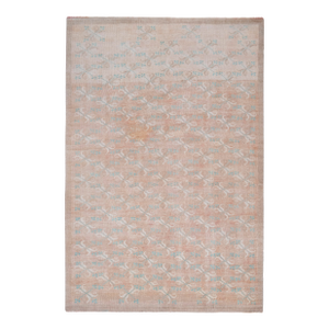 Vintage Faded Turkish Karapinar Rug 4'7'' X 7'1''