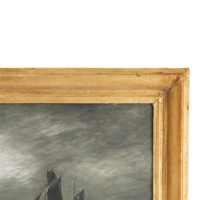 Eurico Oliveira, Seascape, 1910, Oil Painting For Sale - Image 4 of 6